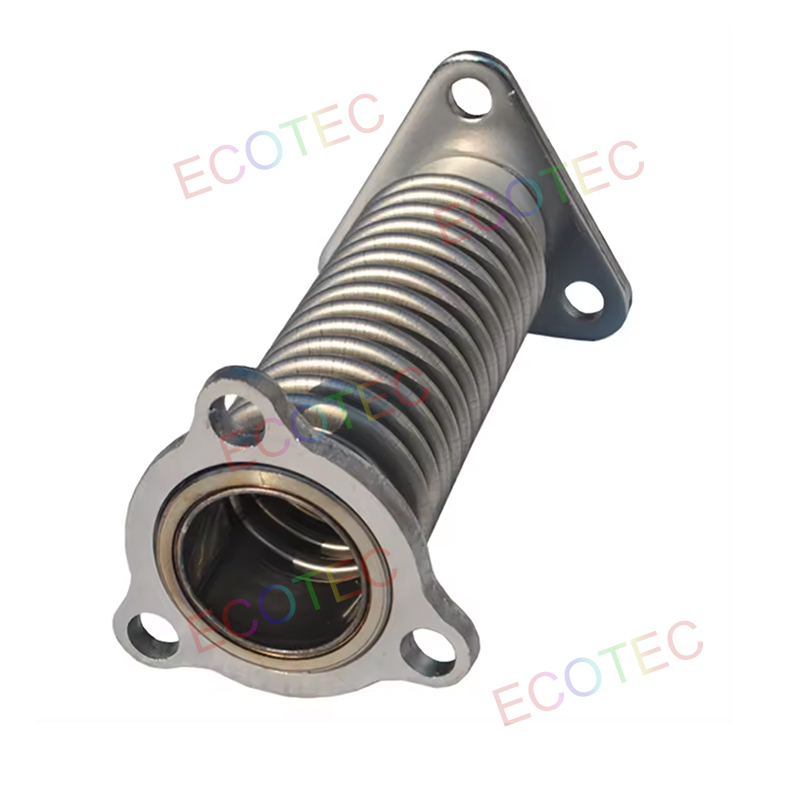 Ecotec Stainless Steel Flange Flexible Pipe for Oil Station Fuel Dispenser