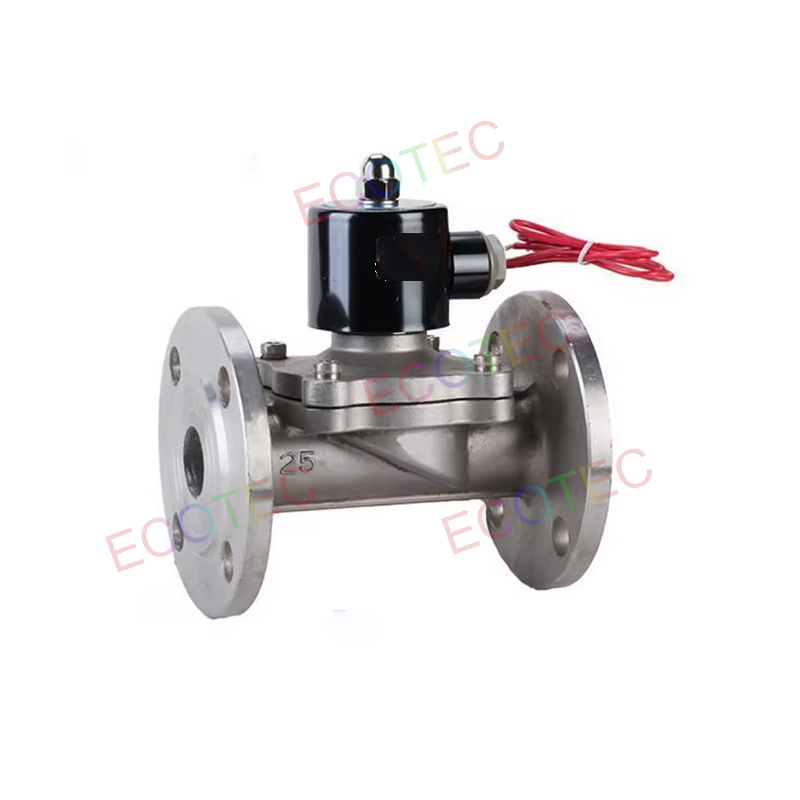 Ecotec Stainless Steel Flange Solenoid Valve for Gas Station LC Flow Meter